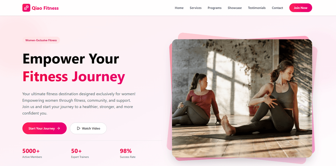 Girl Fitness Website